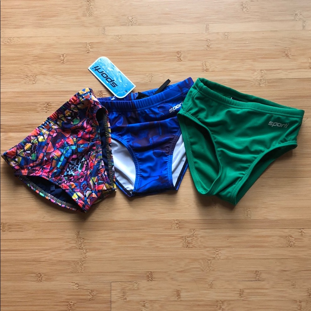 Speedo and Sporti Boys’ Swim Briefs